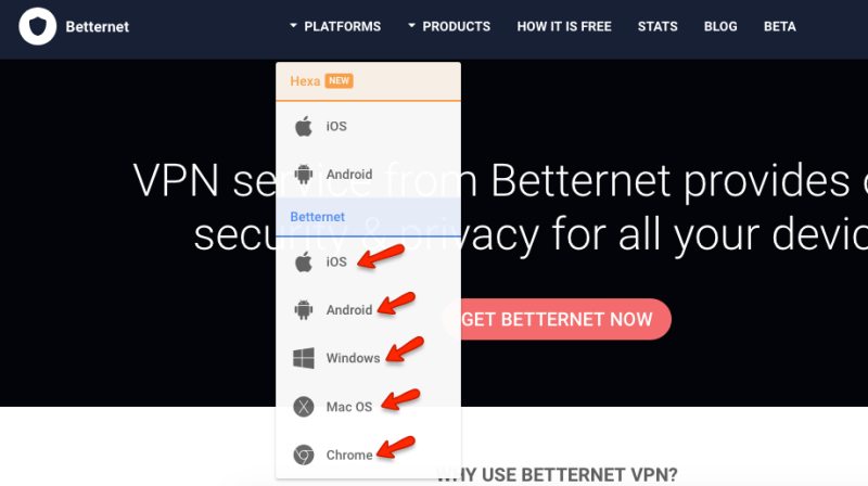 betternet platforms