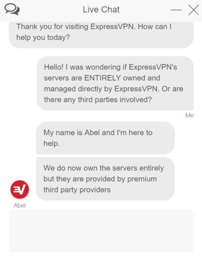 ExpressVPN  chat