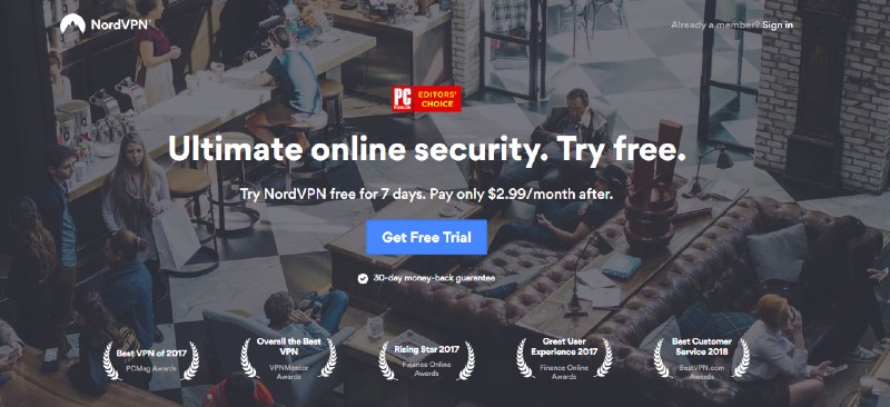 NordVPN: Free Trial VPN
