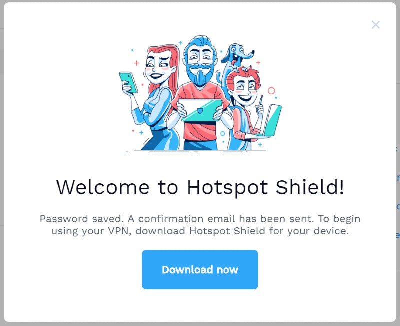 hotspot shield welcome