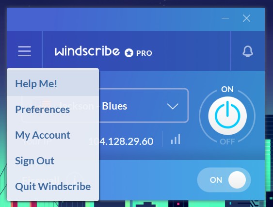 Windscribe app help