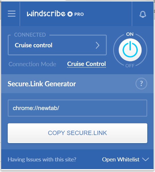 Windscribe chrome app