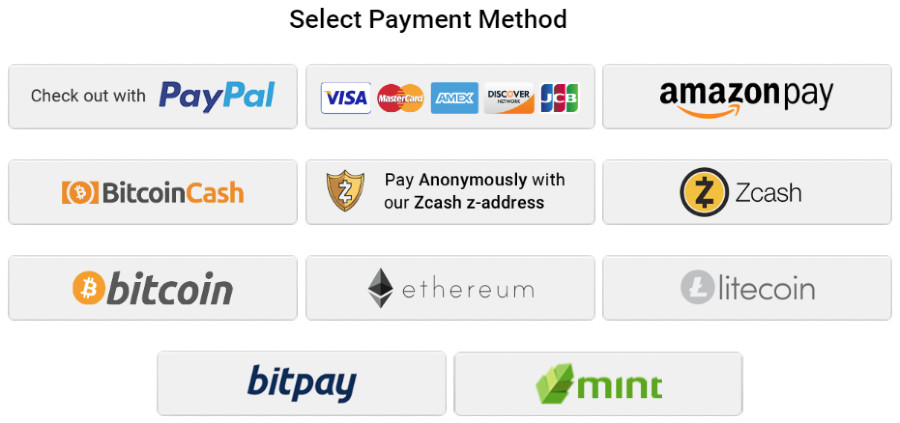 Private Internet Access payment method