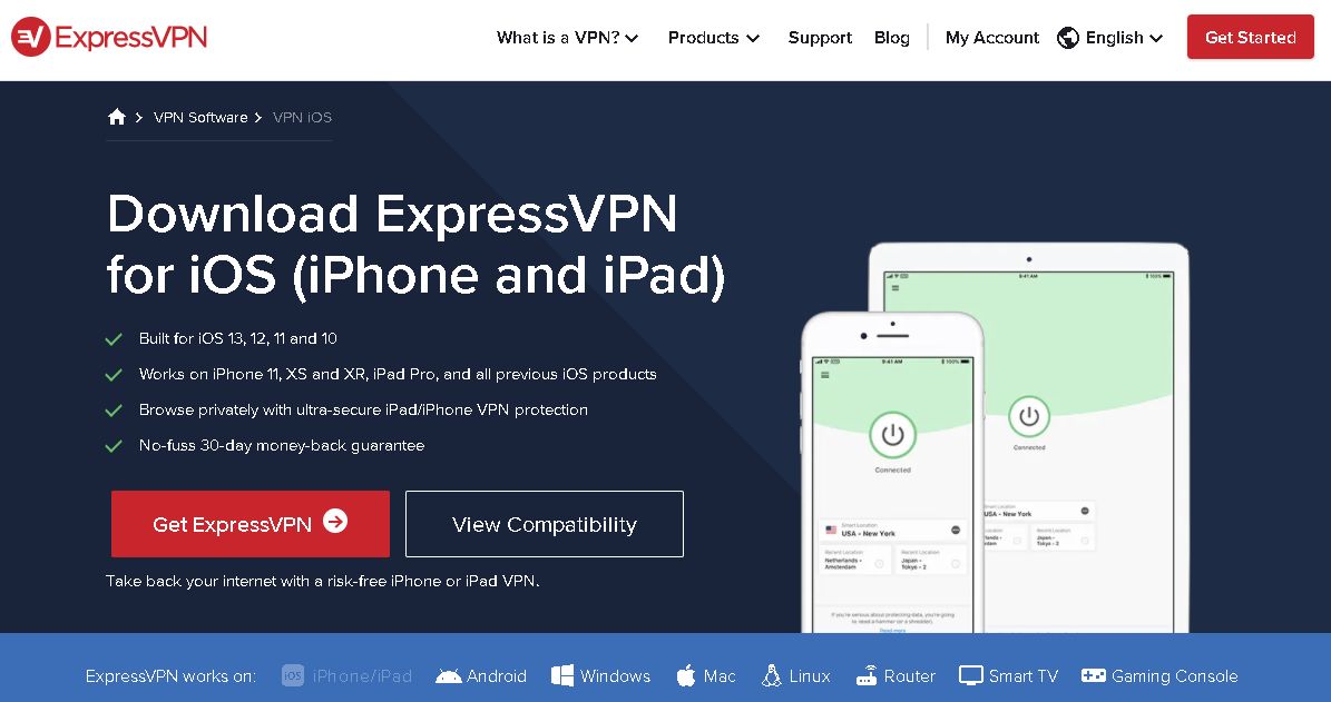 Download a VPN App for iOS (iPhone and iPad) _ ExpressVPN